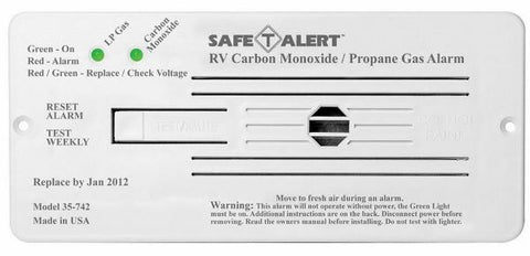 RV PROPANE-NATURAL GAS DETECTOR