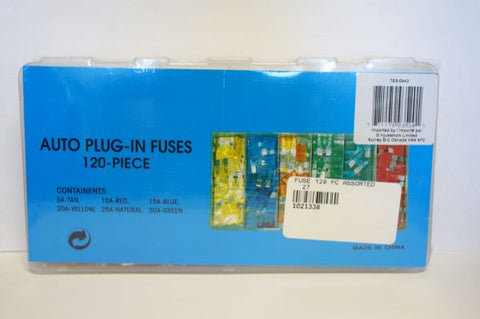 RV FUSES 120 PIECE ASSORTED