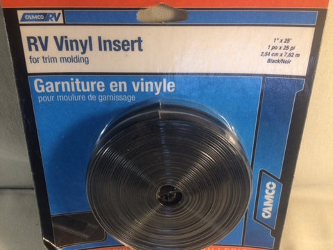 RV Vinyl Trim Insert (Black) Camco