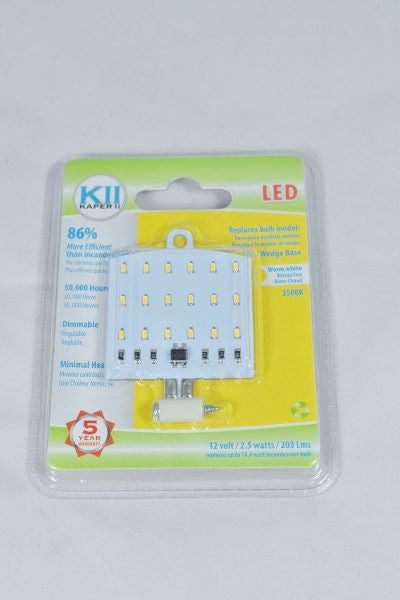 RV LED LIGHT BULB WEDGE